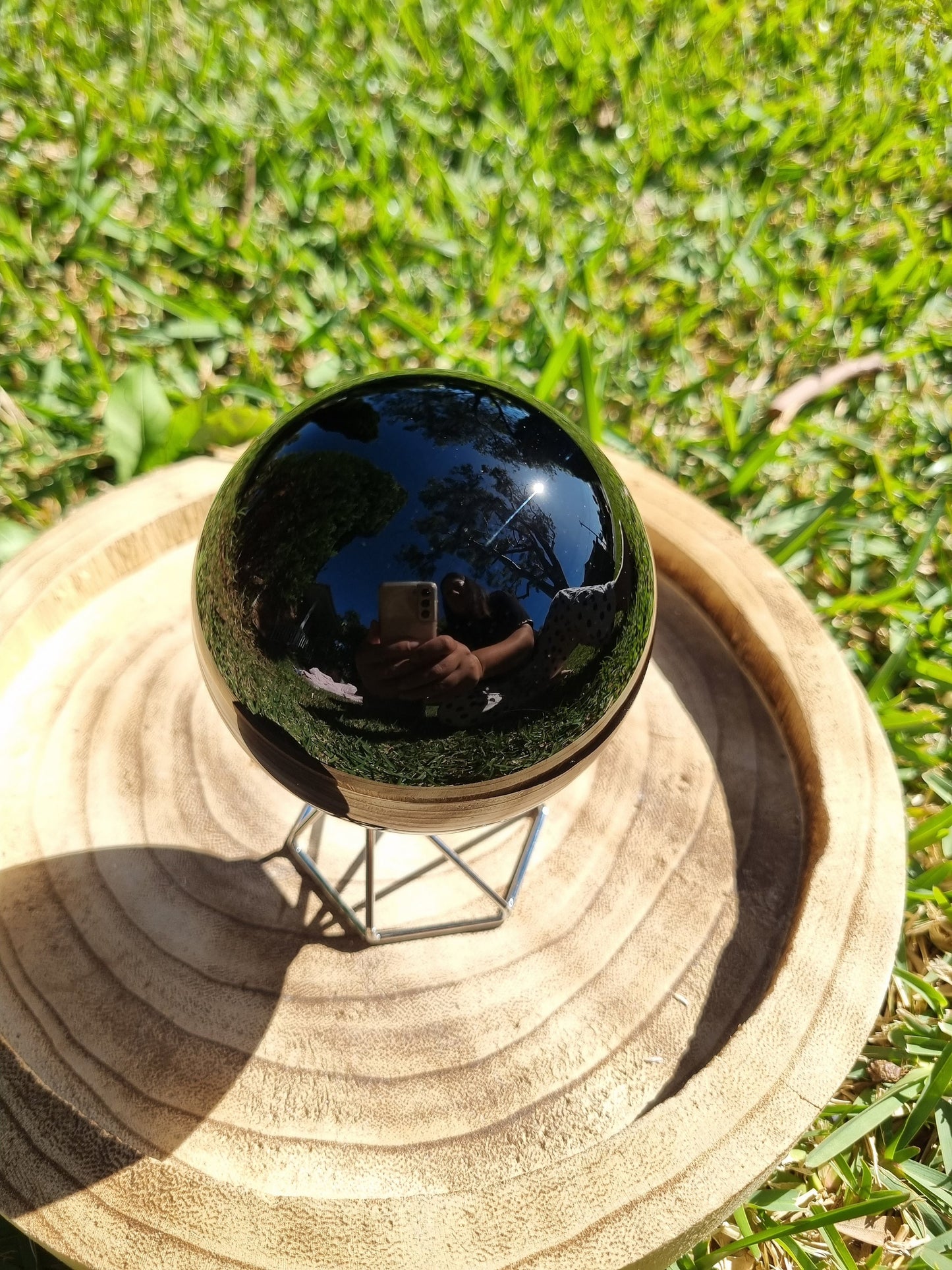 Large Obsidian Sphere  8cm