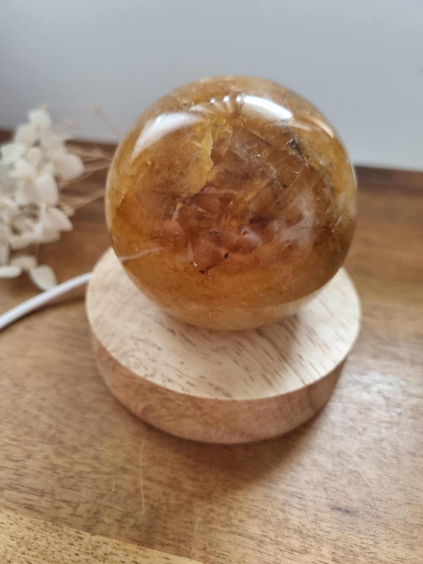 Wooden Night light - 8cm diameter / tower light /  Sphere holder