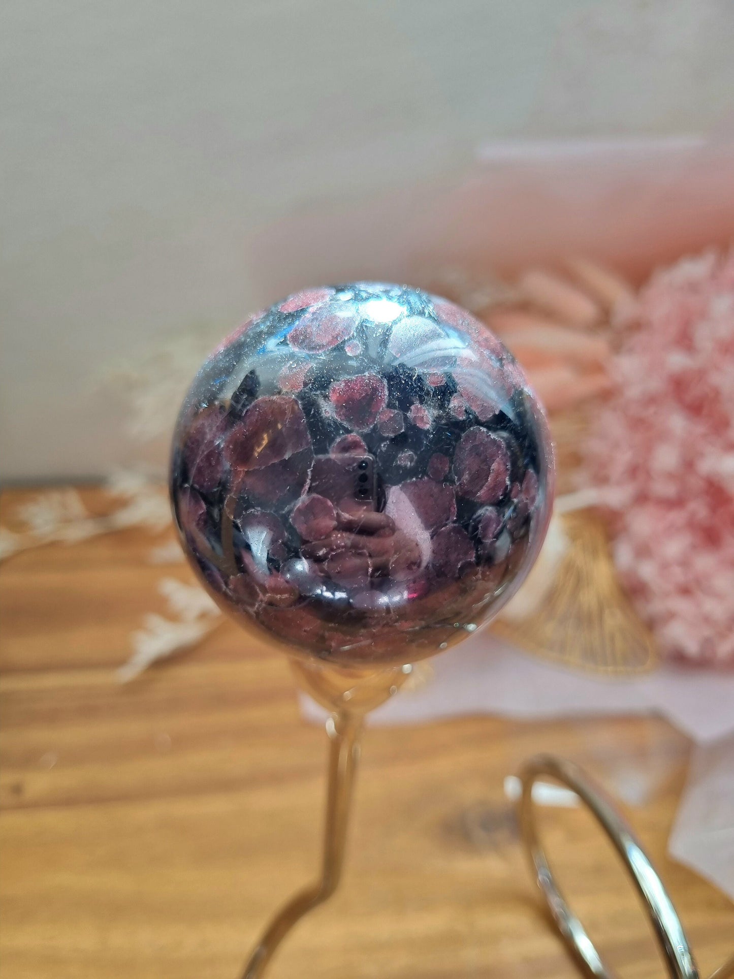 Garnet Sphere 6cm