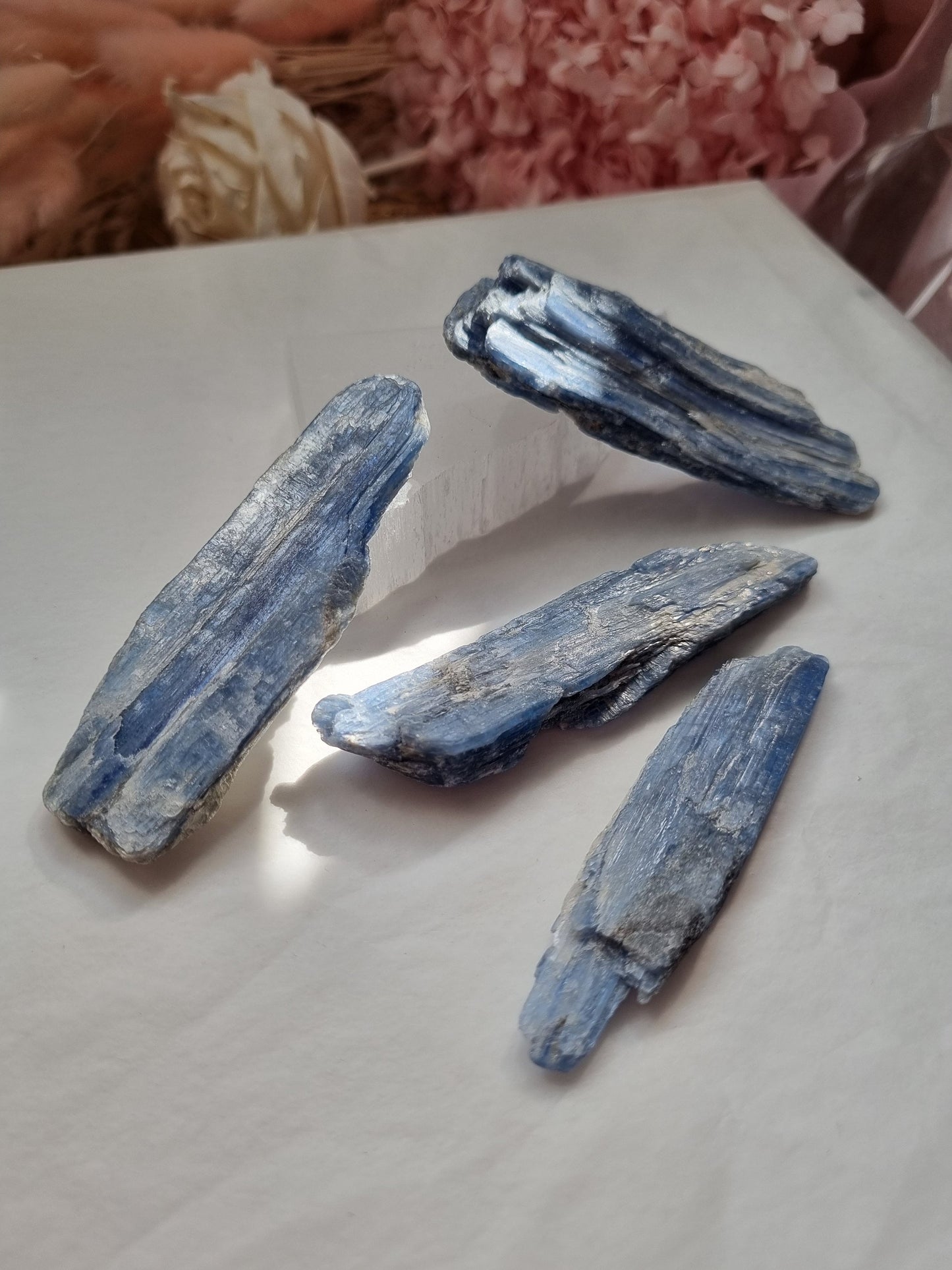 Blue Kyanite Blade / Shard with mica inclusions