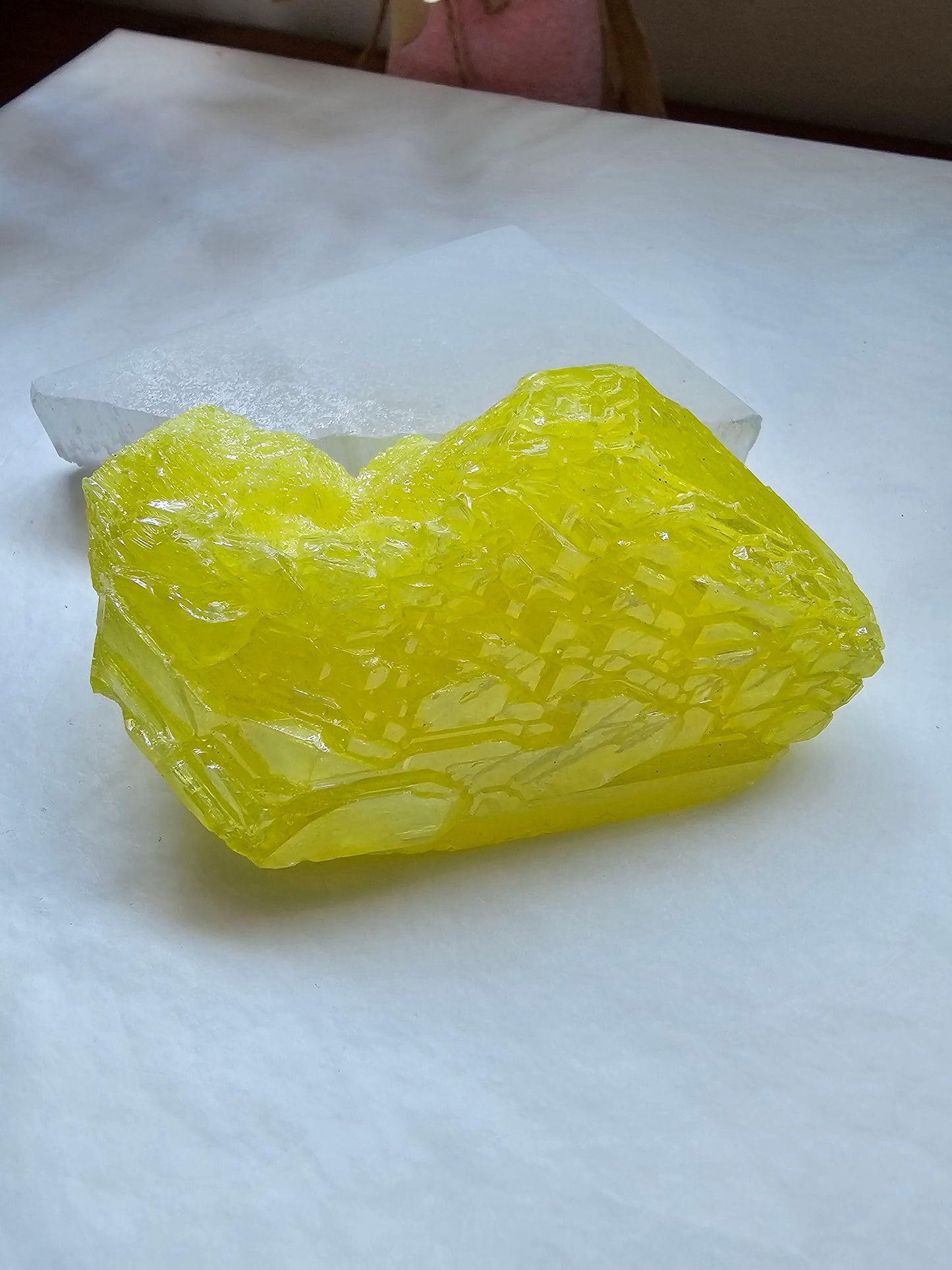 Elestial Sulfur from a Bolivian volcano / High quality