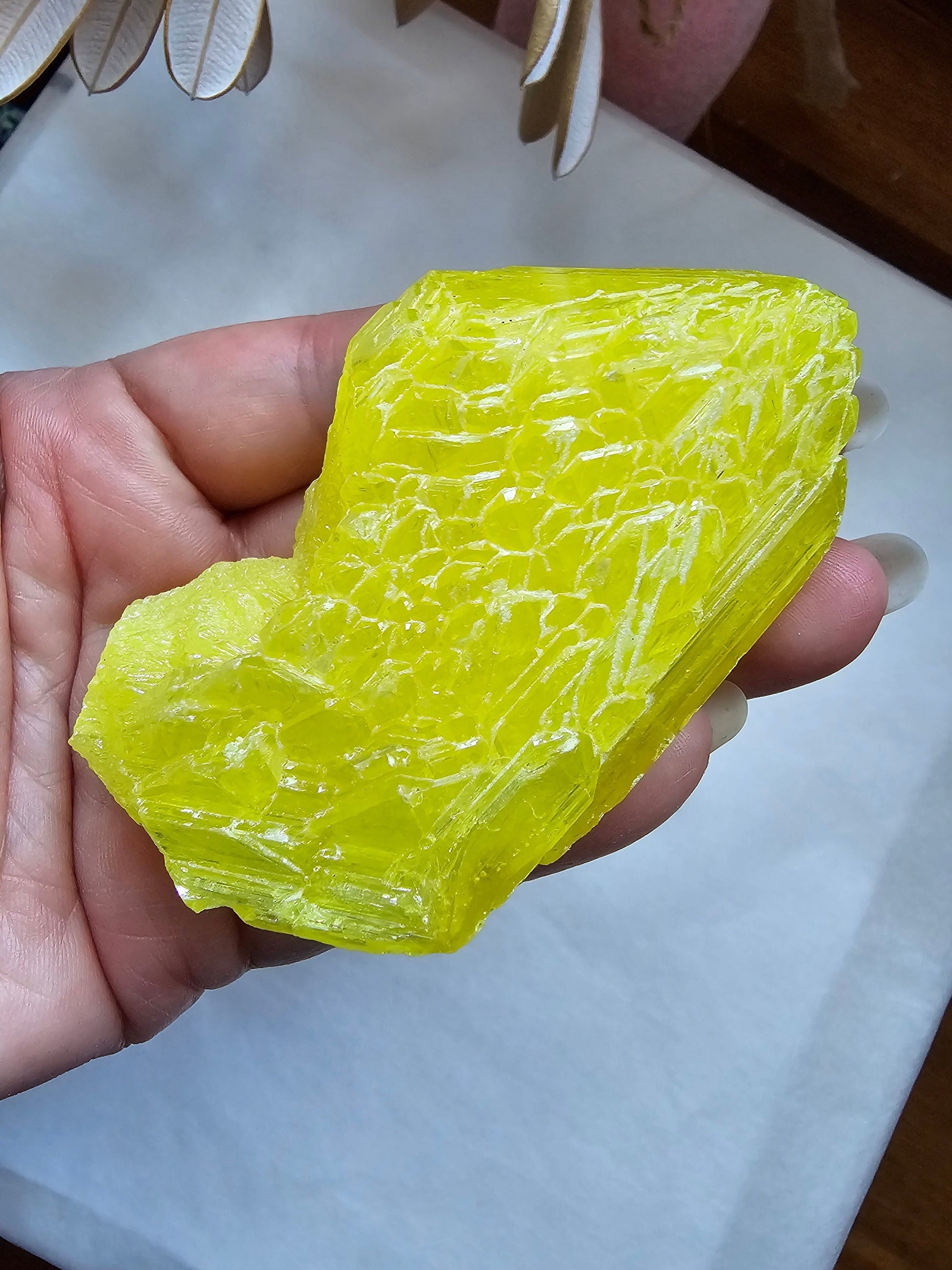 Elestial Sulfur from a Bolivian volcano / High quality