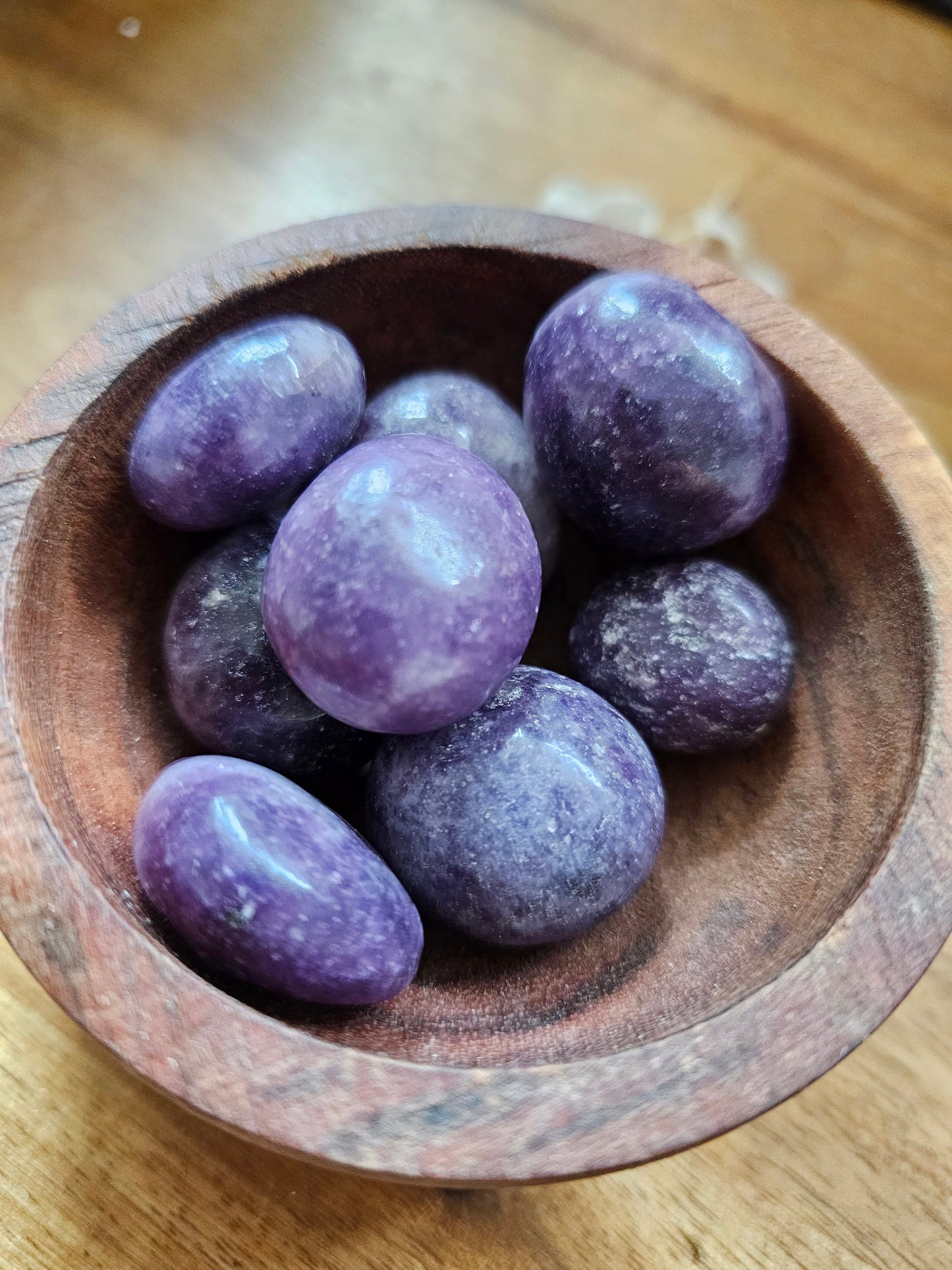 Lepidolite tumble / Purple Crystal