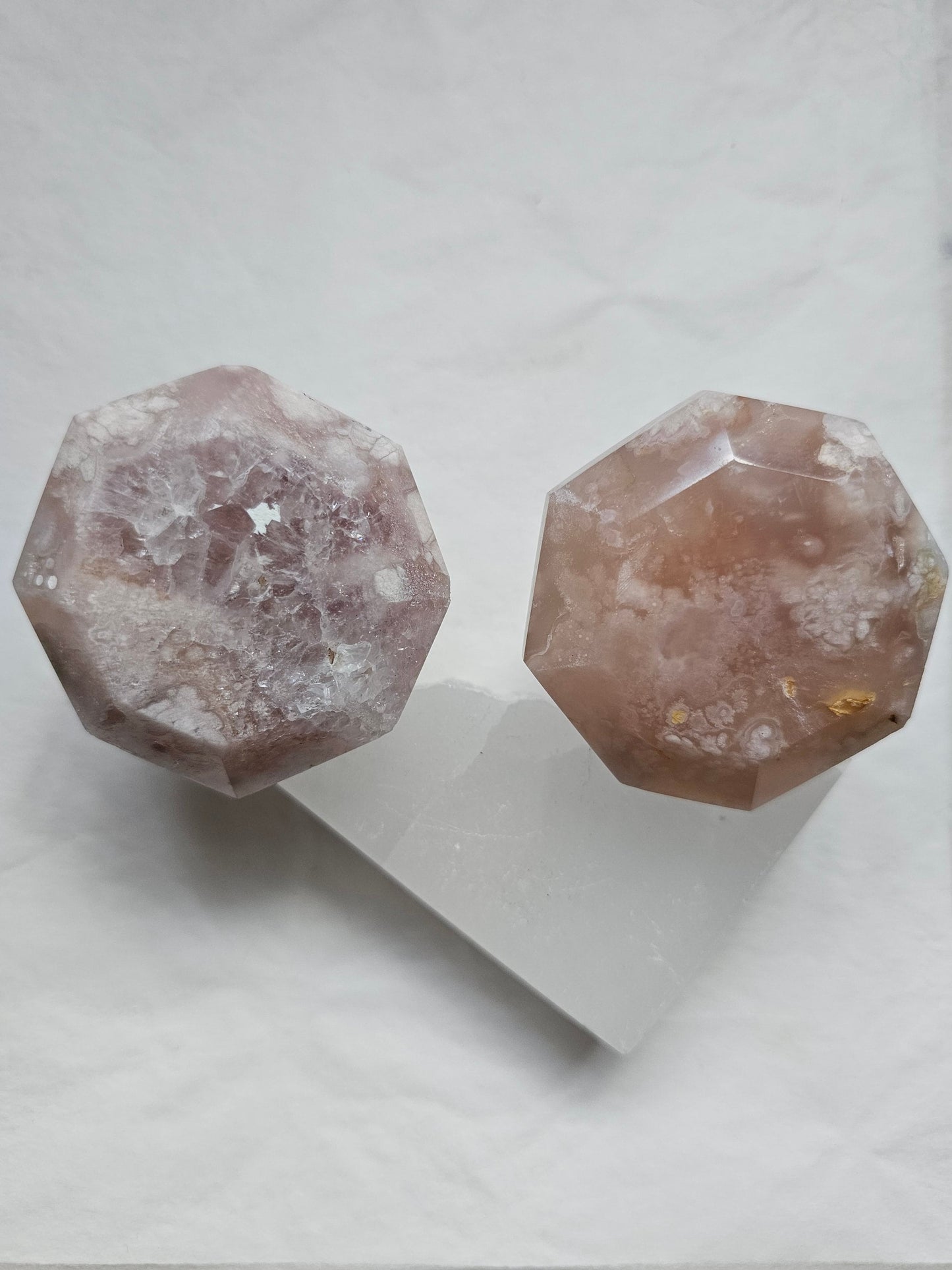 Flower Agate Diamond Crystals