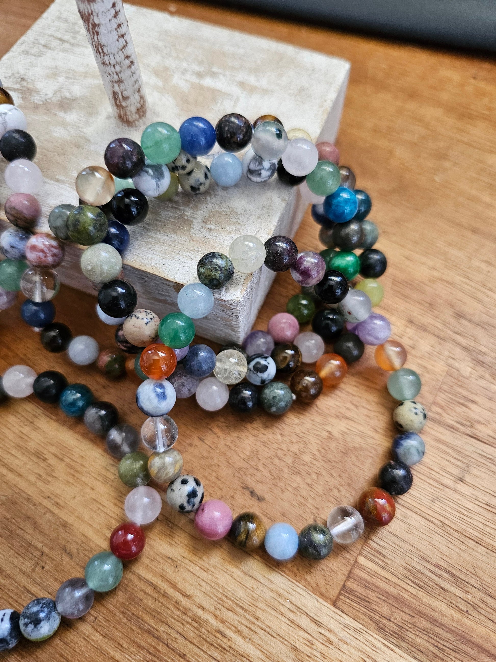 Mixed beaded Bracelet 8mm - All the vibes