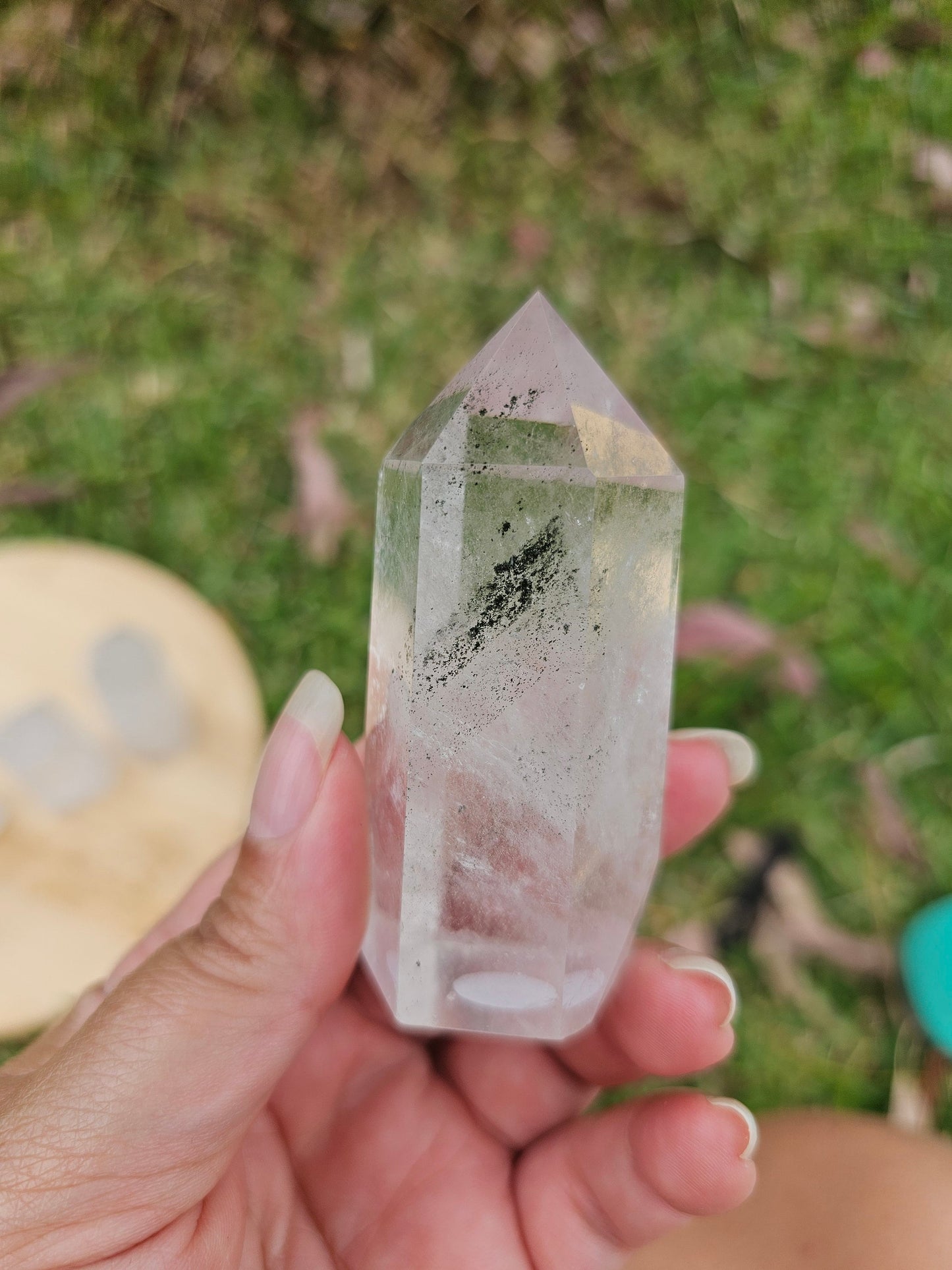 Clear Quartz Towers with inclusions