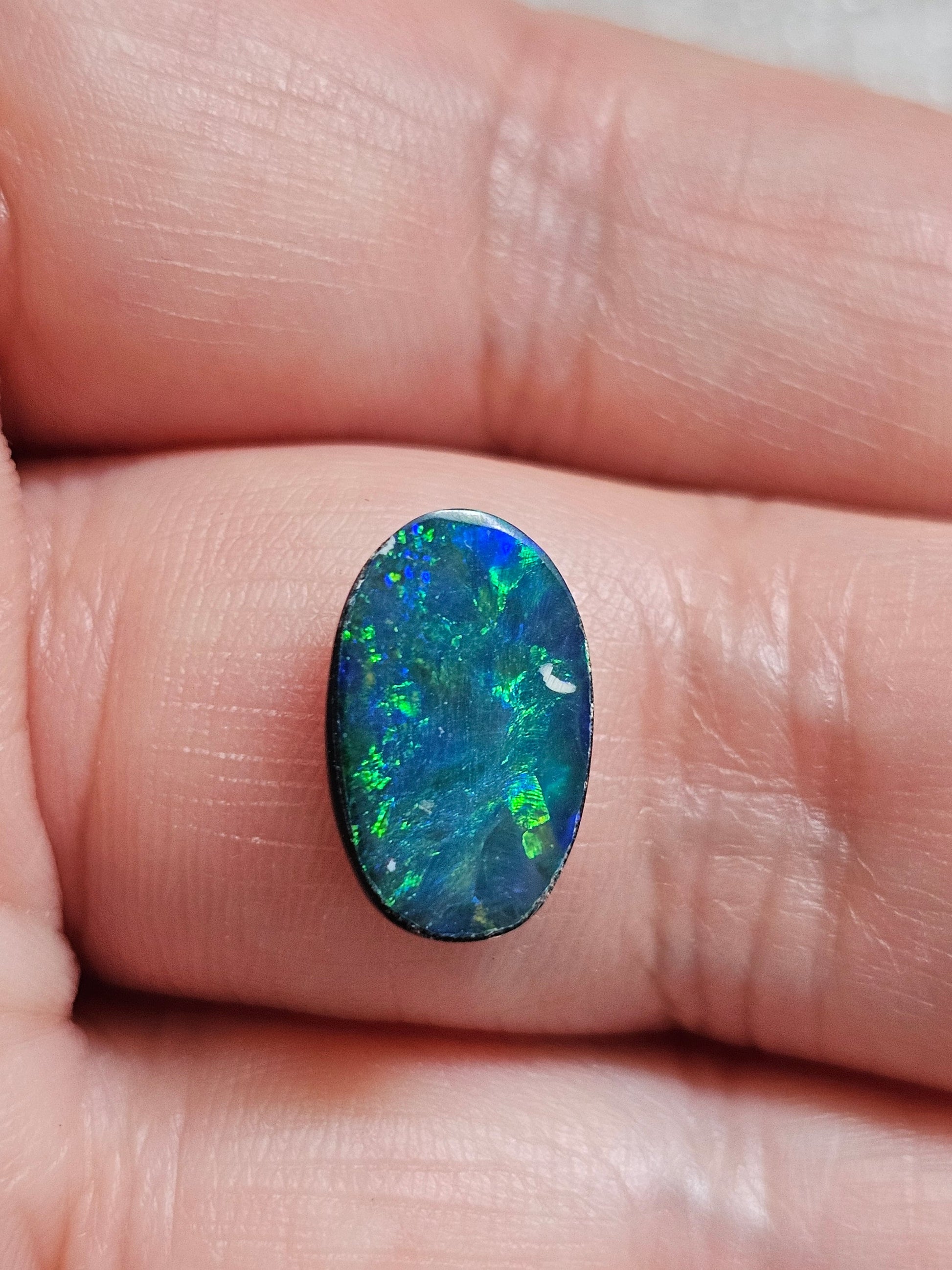 Australian doublet opal NSW / black opal / Lightning ridge Opal