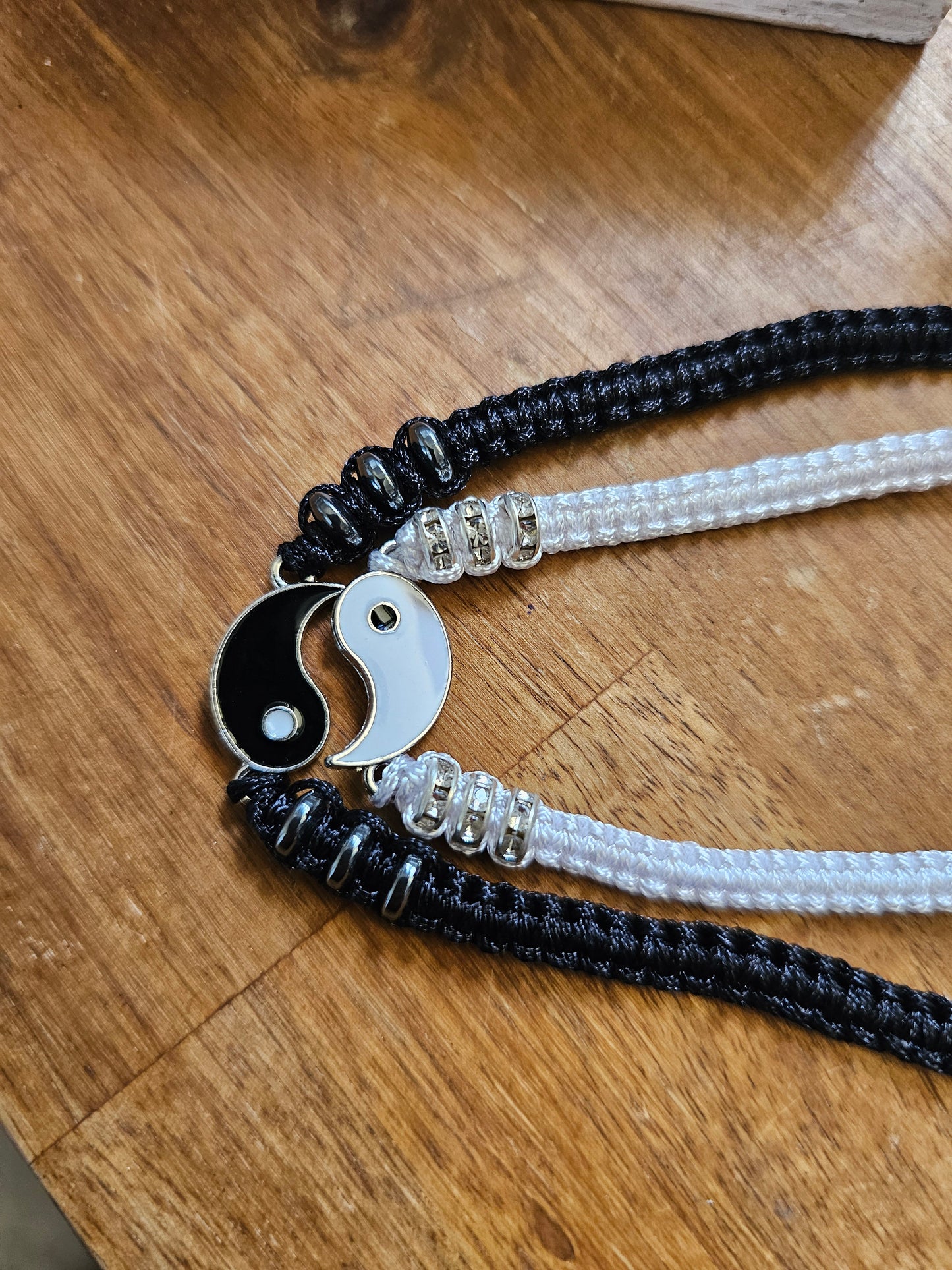 Yin Yang bracelets - Great for besties or couples