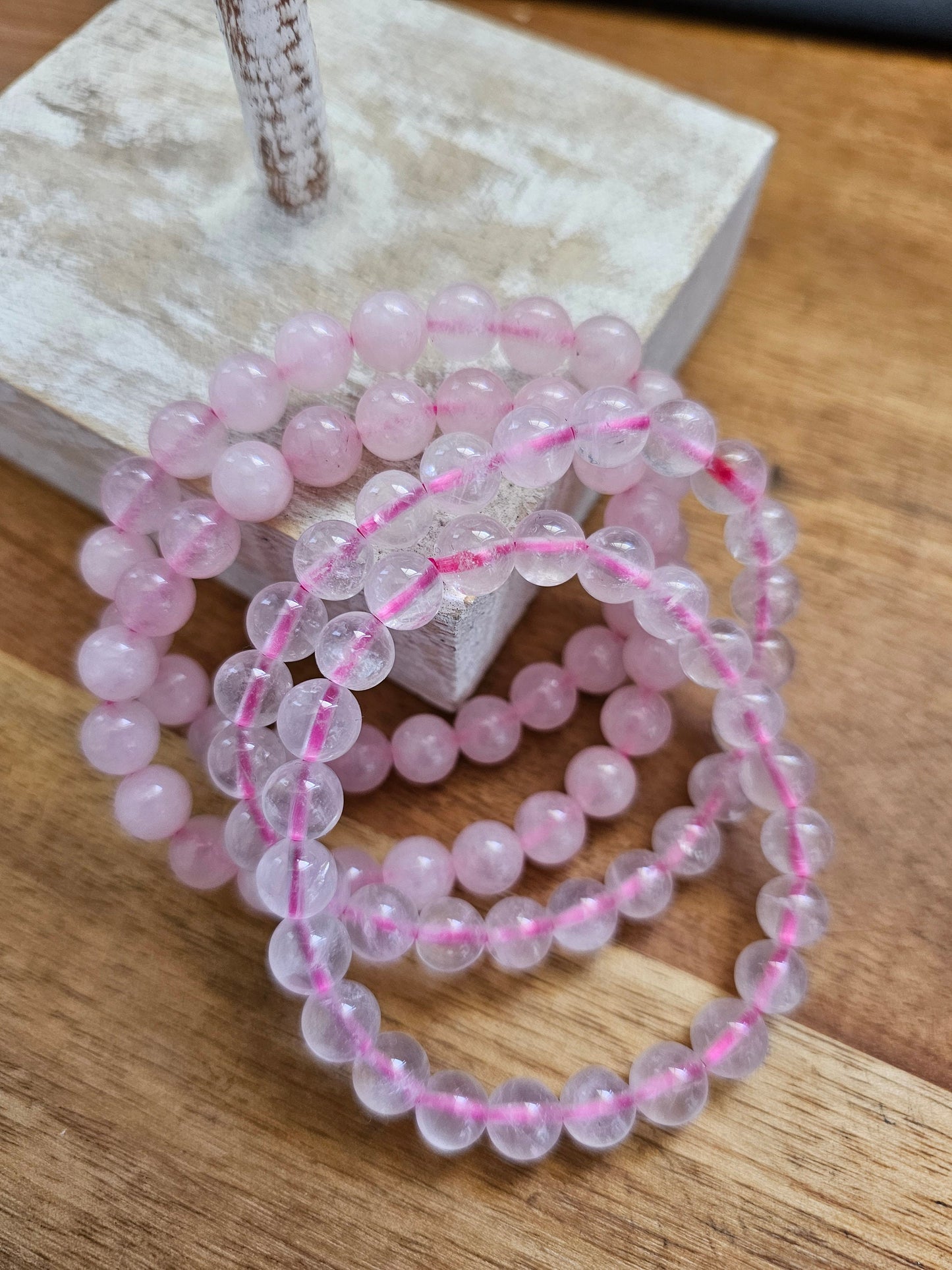 Rose Quartz bracelet / Rose quartz jewellery