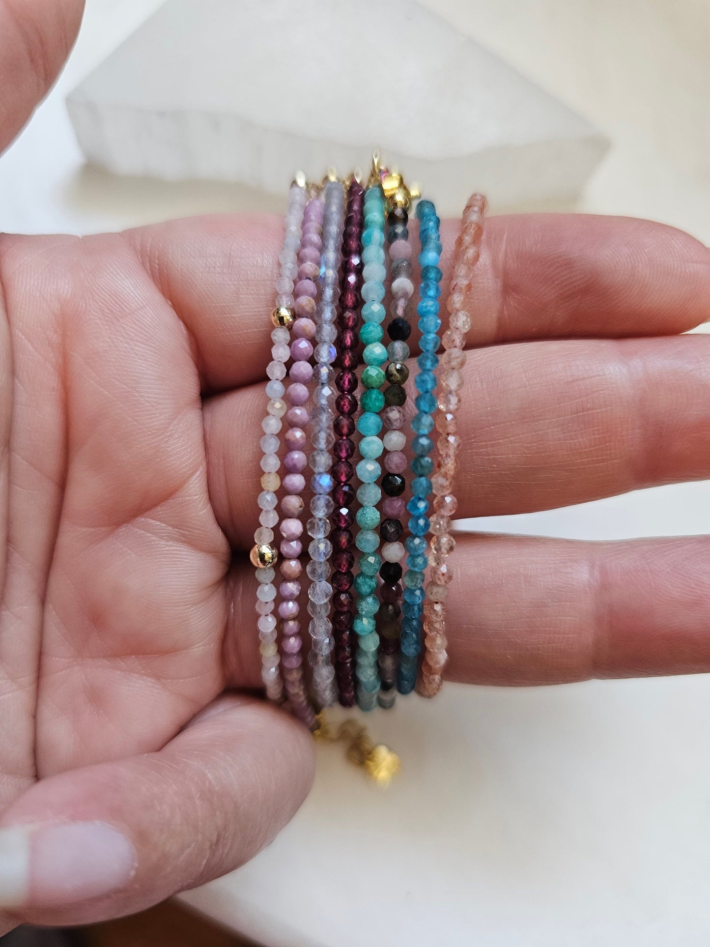 Sparkly fauceted Crystal Bracelets