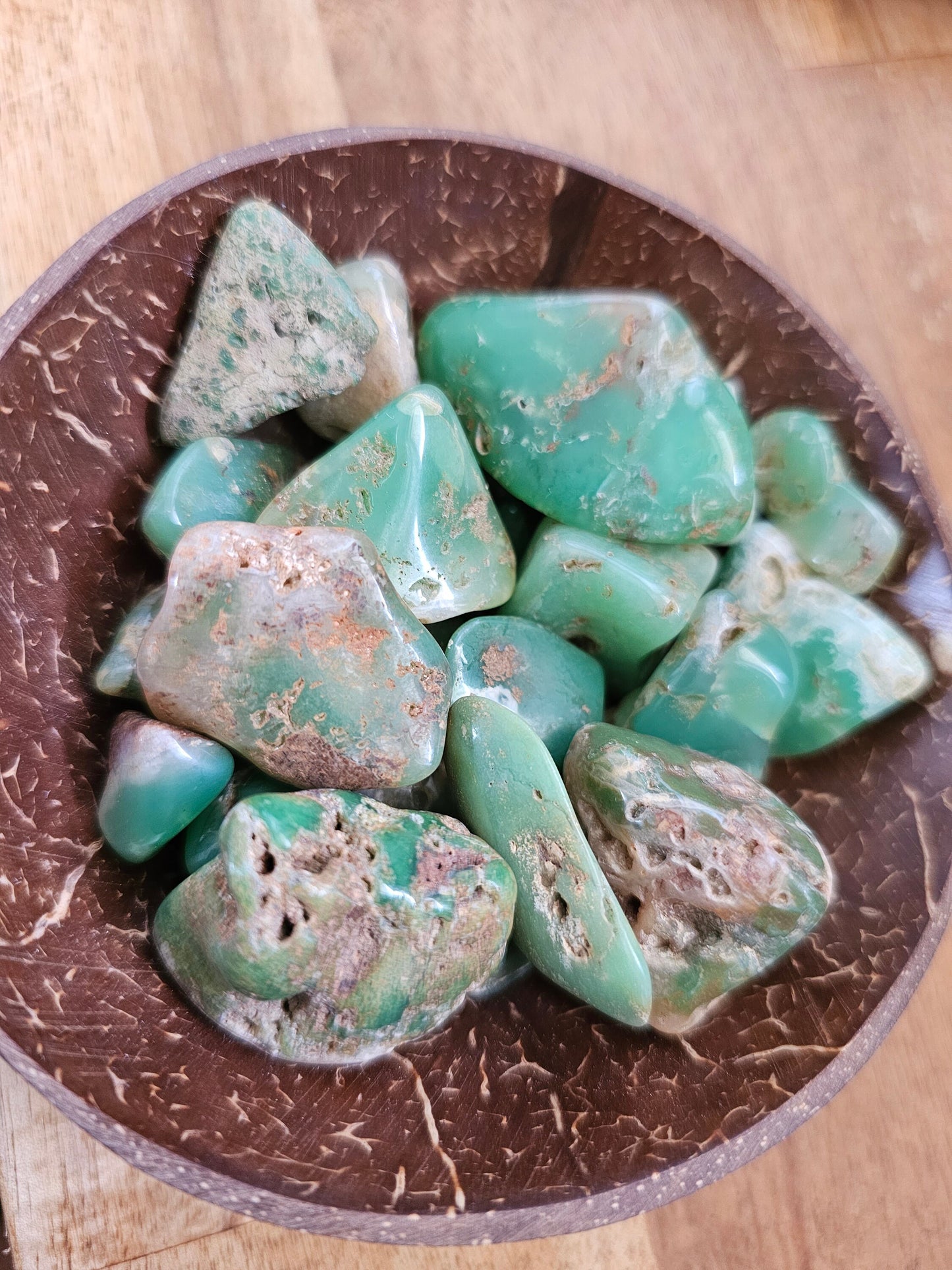 Australian Chrysoprase tumbles