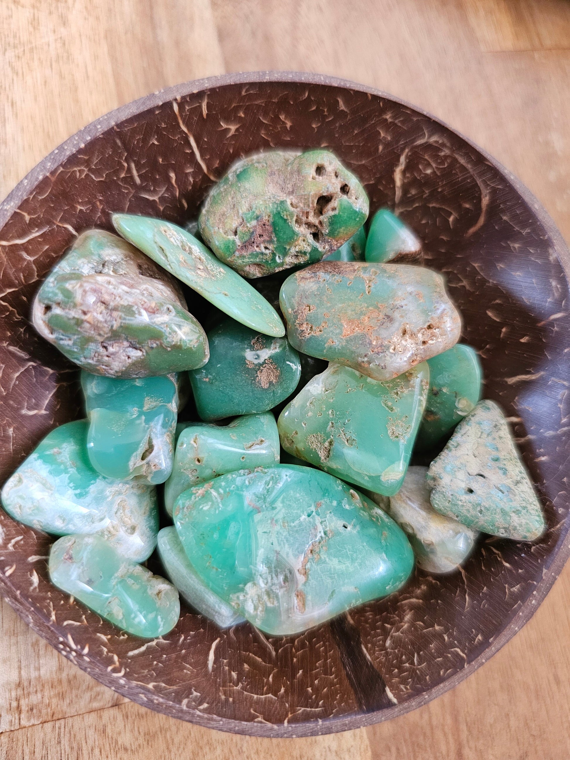 Australian Chrysoprase tumbles