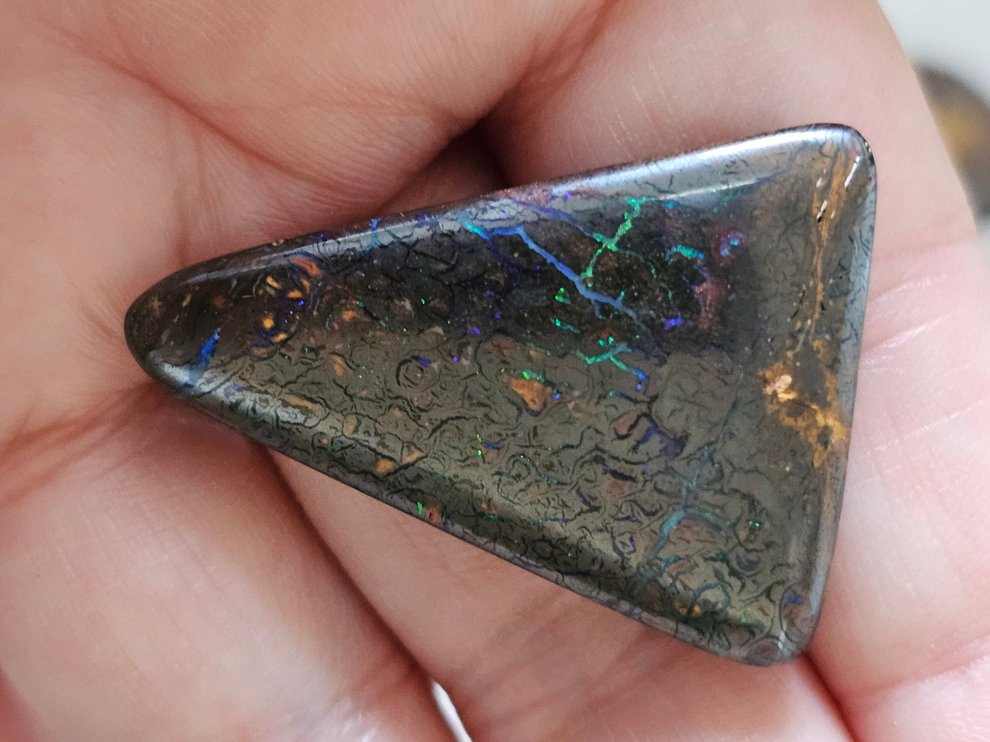 4 x Bulk Australian boulder opal / QLD Cabochon